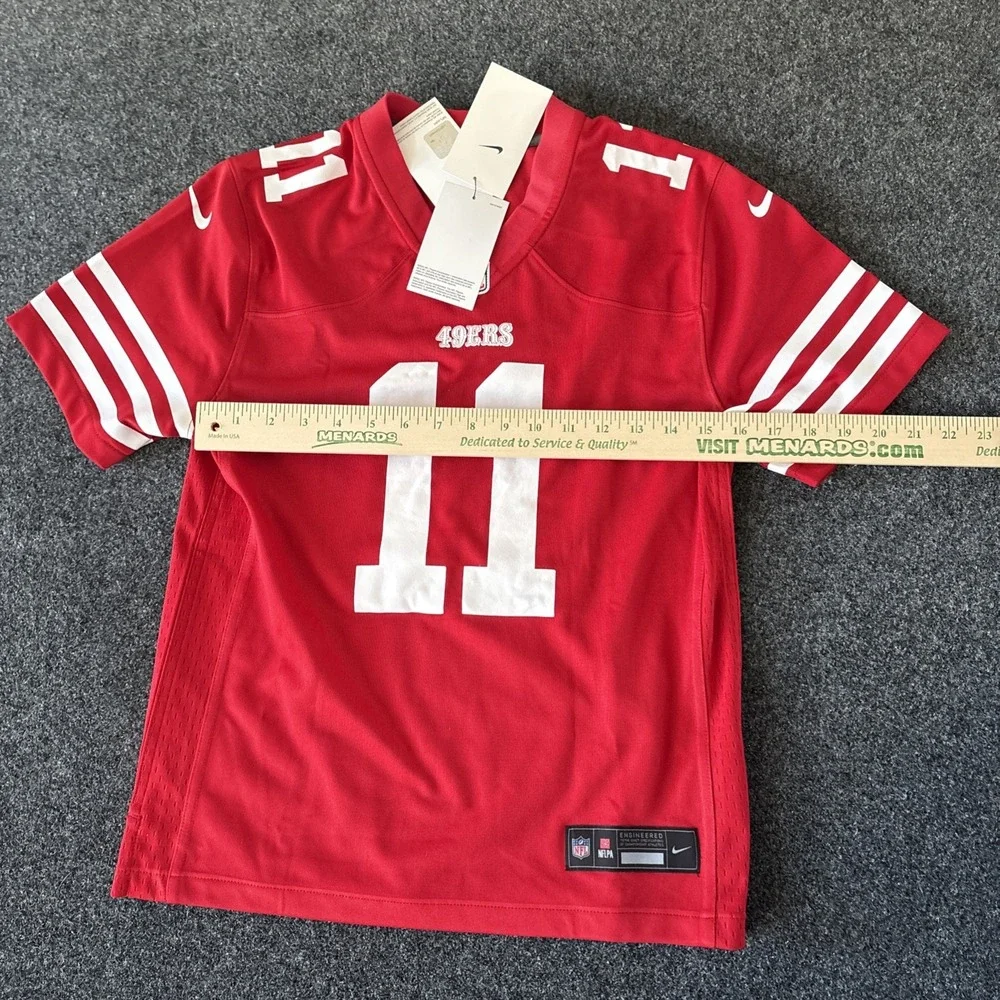 Nike San Francisco 49ers Brandon Aiyuk 11 Youth Jersey Red Medium NWT